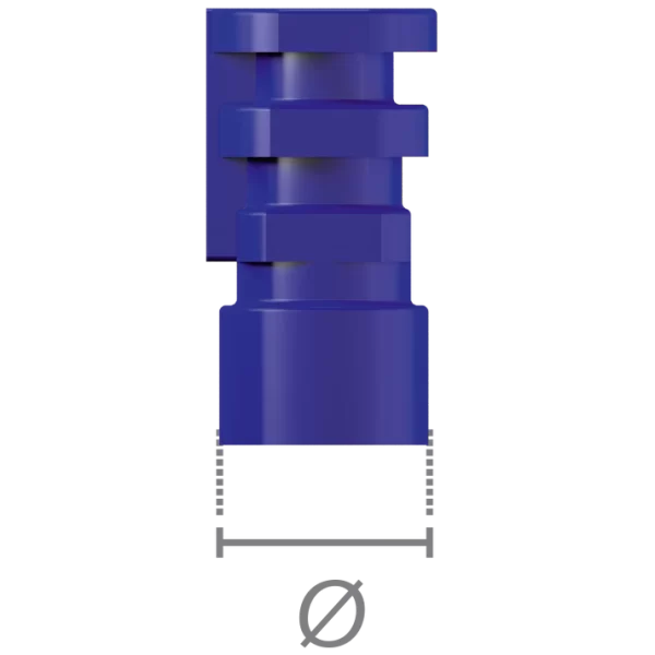 Clip-on transfer (closed sky technique) for Direct Clip pillar