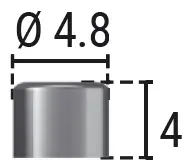 Protective cap + screw for Tetra pillar