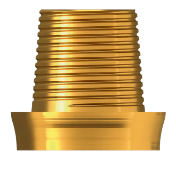 Rotational titanium interface + screw - on Tetra abutment