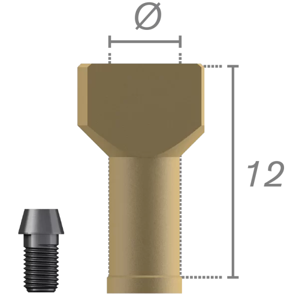 Scanbody on Conocta pillar + screws