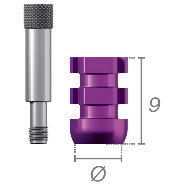 Transfer (open-air technique) for Conocta pillar + screw