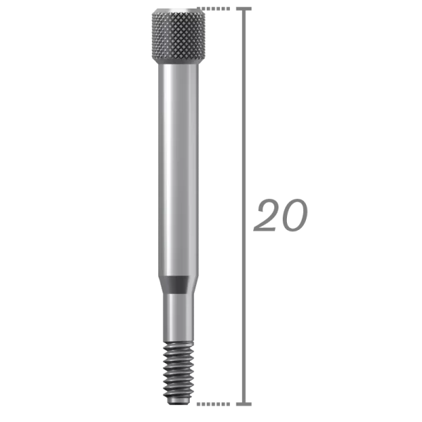 Laboratory guide screw M1.4