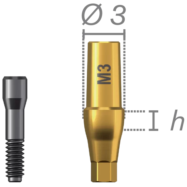 Right pillar + screw