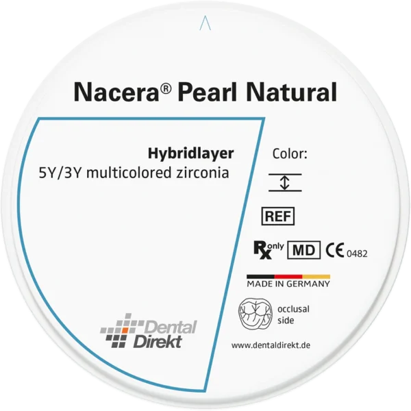 Disk Zirkoni Nacera® Pearl Natural
