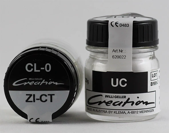 Creation ZI-CT Correction Powder